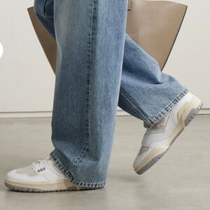 New Balance Cream and White Sneakers